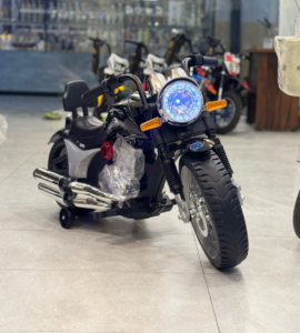 Premium Kids Electric Cruiser Bike – Heavy Body Ride-On Motorcycle with LED Headlight